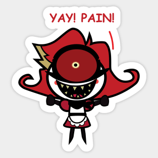 Nifty -"YAY PAIN!" Sticker